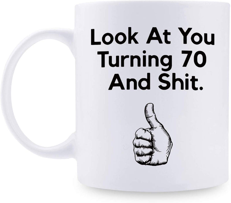 70th Birthday Gifts for Men - 1949 Birthday Gifts for Men, 70 Years Old Birthday Gifts Coffee Mug for Dad, Husband, Friend, Brother, Him, Colleague, Coworker - 11oz