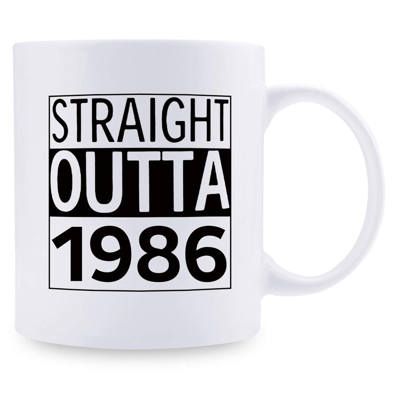 33rd Birthday Gifts for Women - 1986 Birthday Gifts for Women, 33 Years Old Birthday Gifts Coffee Mug for Mom, Wife, Friend, Sister, Her, Colleague, Coworker - 11oz