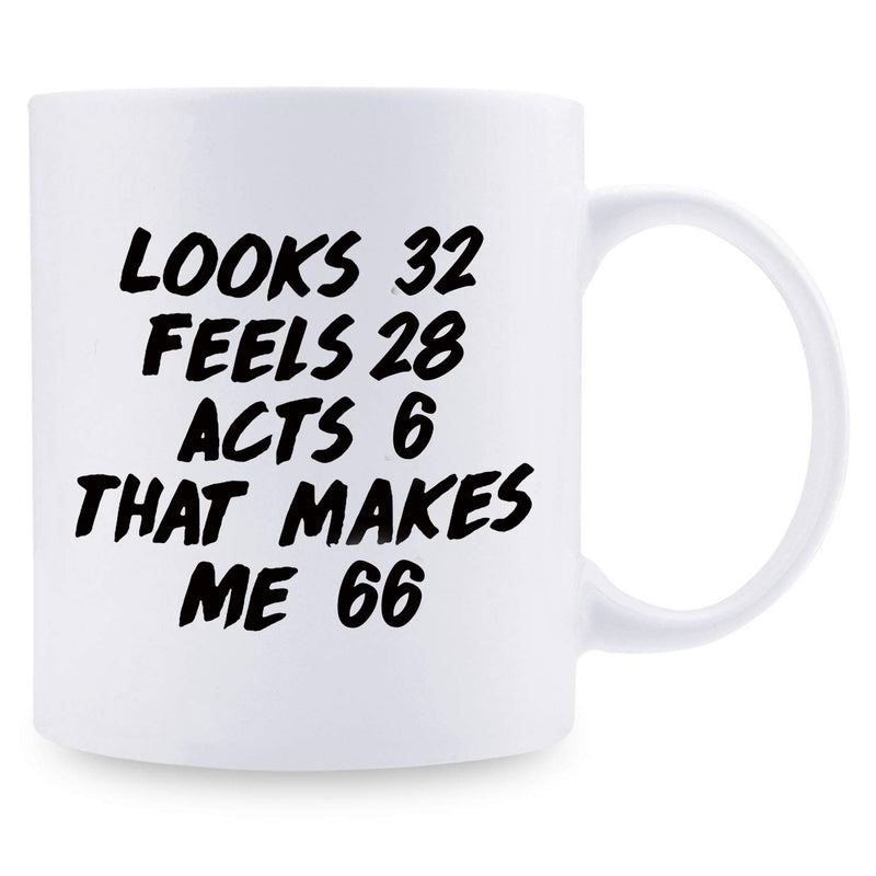 66th Birthday Gifts for Men - 1953 Birthday Gifts for Men, 66 Years Old Birthday Gifts Coffee Mug for Dad, Husband, Friend, Brother, Him, Colleague, Coworker - 11oz