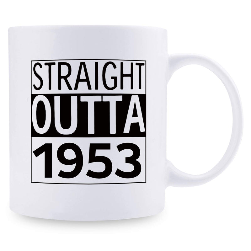 66th Birthday Gifts for Women - 1953 Birthday Gifts for Women,66 Years Old Birthday Gifts Coffee Mug for Mom, Wife, Friend, Sister, Her, Colleague, Coworker - 11oz