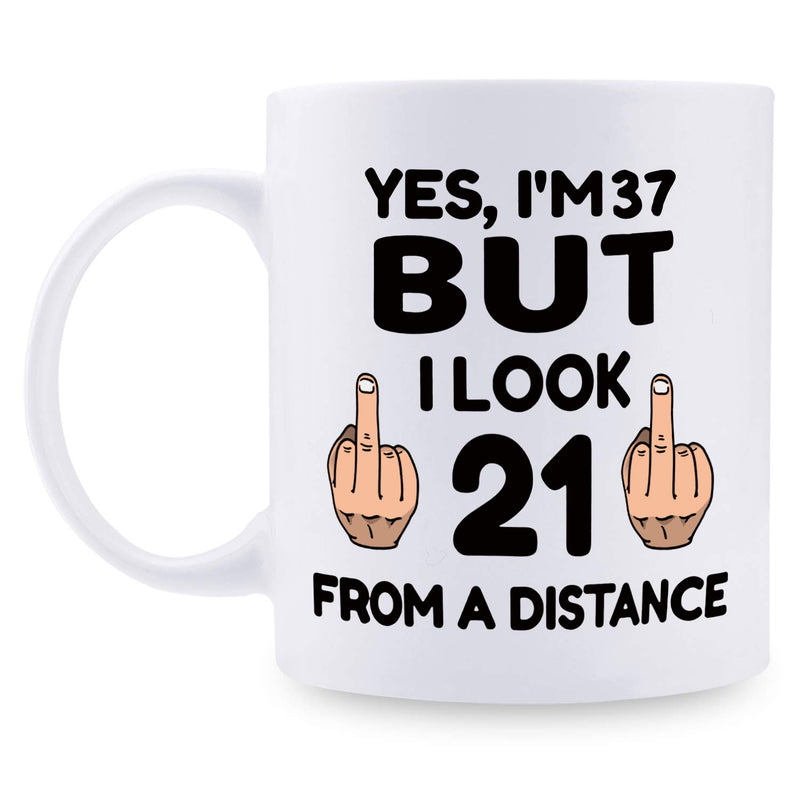 37th Birthday Gifts for Women - 1982 Birthday Gifts for Women, 37 Years Old Birthday Gifts Coffee Mug for Mom, Wife, Friend, Sister, Her, Colleague, Coworker - 11oz