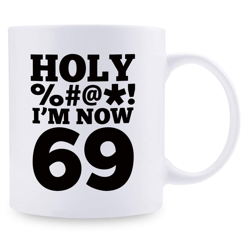 69th Birthday Gifts for Women - 1950 Birthday Gifts for Women, 69 Years Old Birthday Gifts Coffee Mug for Mom, Wife, Friend, Sister, Her, Colleague, Coworker, HOLY MUG - 11oz