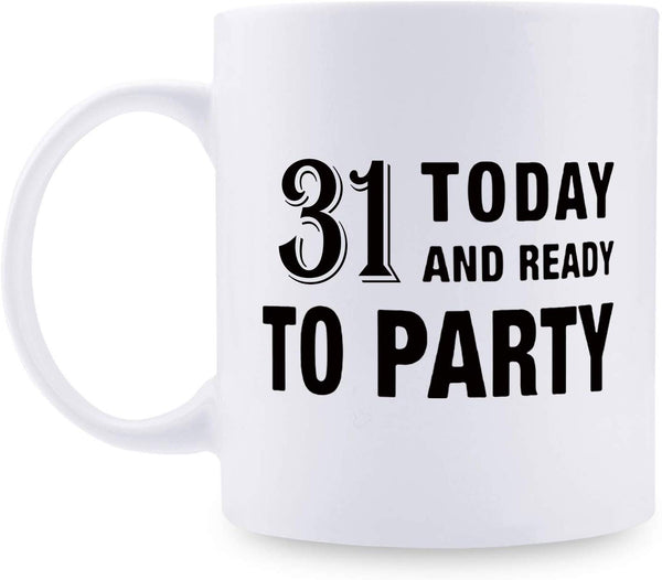 31st Birthday Gifts for Men - 1988 Birthday Gifts for Men, 31 Years Old Birthday Gifts Coffee Mug for Dad, Husband, Friend, Brother, Him, Colleague, Coworker - 11oz