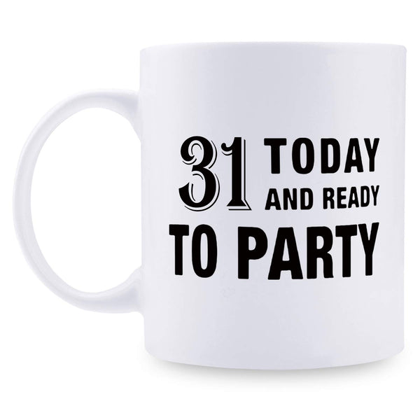 31st Birthday Gifts for Women - 1988 Birthday Gifts for Women, 31 Years Old Birthday Gifts Coffee Mug for Mom, Wife, Friend, Sister, Her, Colleague, Coworker - 11oz