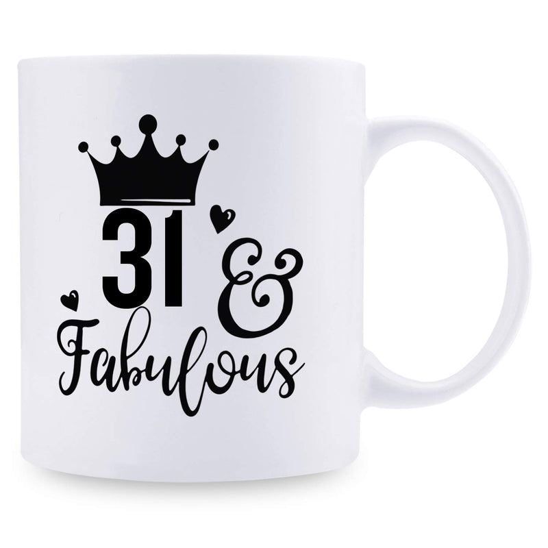 31st Birthday Gifts for Women - 1988 Birthday Gifts for Women, 31 Years Old Birthday Gifts Coffee Mug for Mom, Wife, Friend, Sister, Her, Colleague, Coworker - 11oz