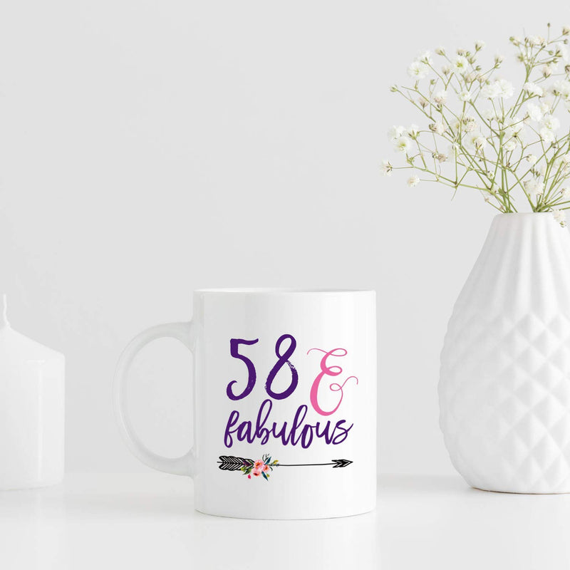 58th Birthday Gifts for Men - 1961 Birthday Gifts for Men, 58 Years Old Birthday Gifts Coffee Mug for Dad, Husband, Friend, Brother, Him, Colleague, Coworker - 11oz