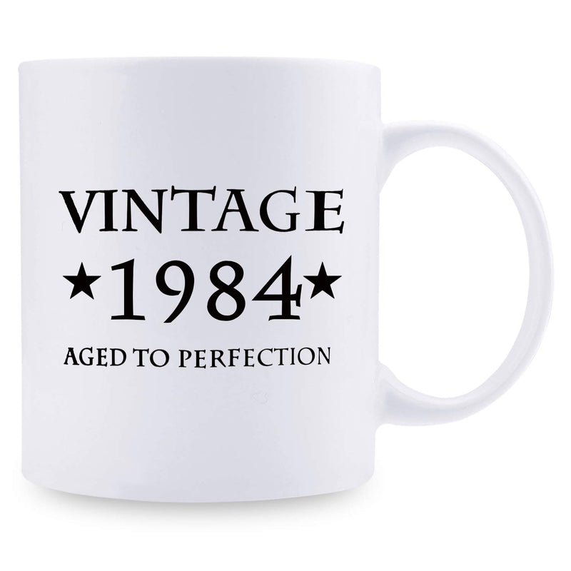 35th Birthday Gifts for Women - 1984 Birthday Gifts for Women, 35 Years Old Birthday Gifts Coffee Mug for Mom, Wife, Friend, Sister, Her, Colleague, Coworker - 11oz