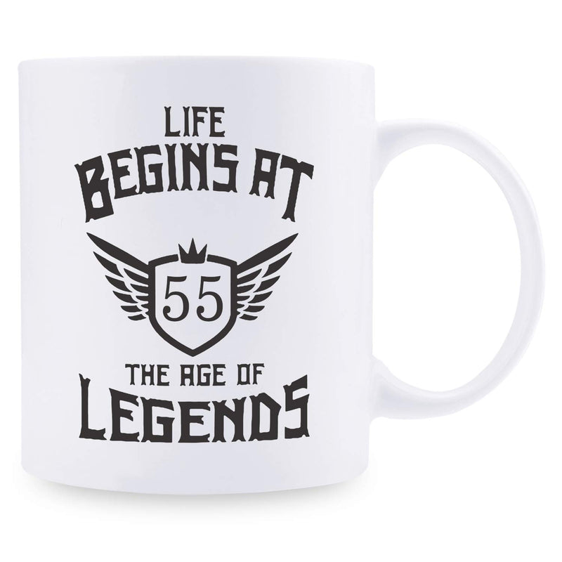 55th Birthday Gifts for Women - 1964 Birthday Gifts for Women, 55 Years Old Birthday Gifts Coffee Mug for Mom, Wife, Friend, Sister, Her, Colleague, Coworker - 11oz