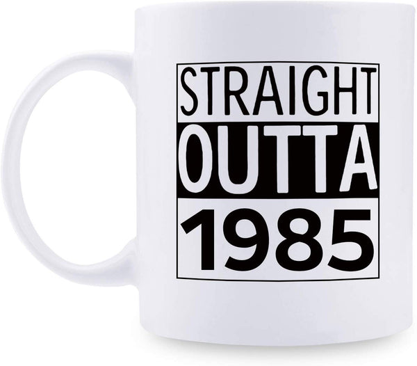 34th Birthday Gifts for Women - 1985 Birthday Gifts for Women, 34 Years Old Birthday Gifts Coffee Mug for Mom, Wife, Friend, Sister, Her, Colleague, Coworker - 11oz