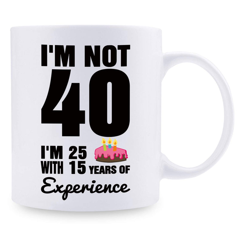 40th Birthday Gifts for Women - 1979 Birthday Gifts for Women, 40 Years Old Birthday Gifts Coffee Mug for Mom, Wife, Friend, Sister, Her, Colleague, Coworker - 11oz