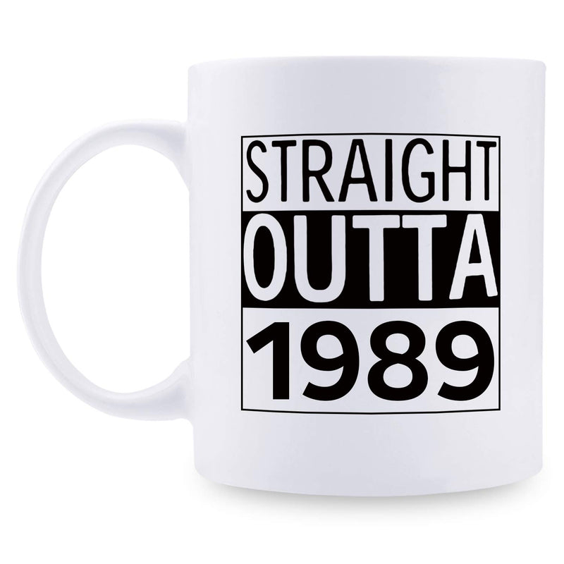 30th Birthday Gifts for Men - 1989 Birthday Gifts for Men, 30 Years Old Birthday Gifts Coffee Mug for Dad, Husband, Friend, Brother, Him, Colleague, Coworker - 11oz