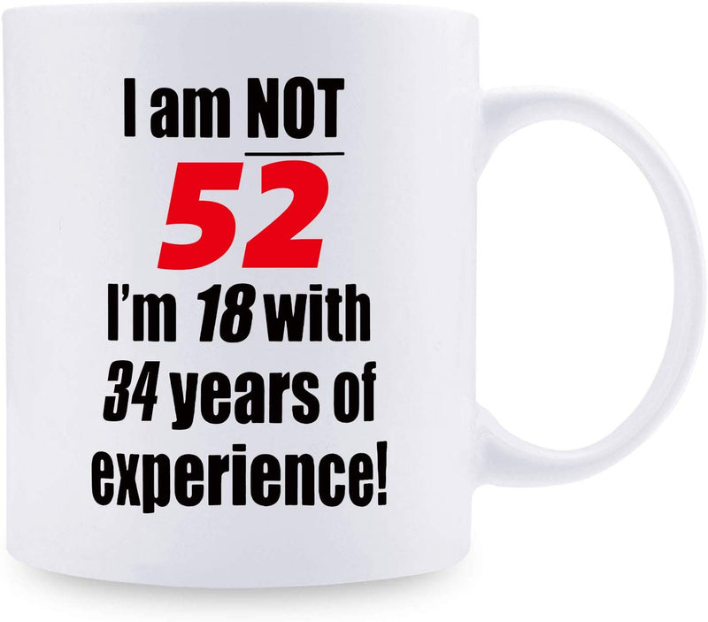 52nd Birthday Gifts for Women - 1967 Birthday Gifts for Women, 52 Years Old Birthday Gifts Coffee Mug for Mom, Wife, Friend, Sister, Her, Colleague, Coworker - 11oz