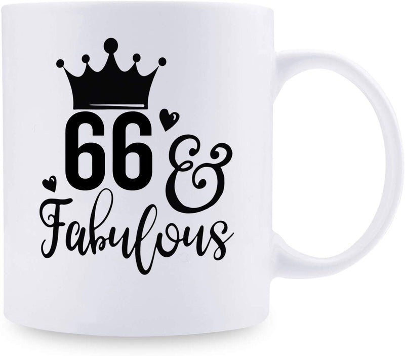 66th Birthday Gifts for Women - 1953 Birthday Gifts for Women, 66 Years Old Birthday Gifts Coffee Mug for Mom, Wife, Friend, Sister, Her, Colleague, Coworker - 11oz