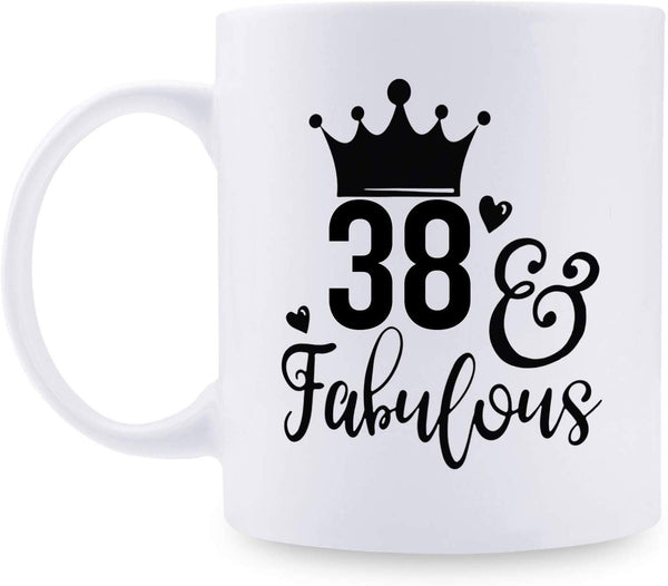 38th Birthday Gifts for Men - 1981 Birthday Gifts for Men, 38 Years Old Birthday Gifts Coffee Mug for Dad, Husband, Friend, Brother, Him, Colleague, Coworker - 11oz