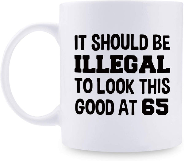 65th Birthday Gifts for Men - 1954 Birthday Gifts for Men, 65 Years Old Birthday Gifts Coffee Mug for Dad, Husband, Friend, Brother, Him, Colleague, Coworker - 11oz