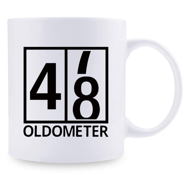 48th Birthday Gifts for Men - 1971 Birthday Gifts for Men, 48 Years Old Birthday Gifts Coffee Mug for Dad, Husband, Friend, Brother, Him, Colleague, Coworker, Oldometer Mug - 11oz