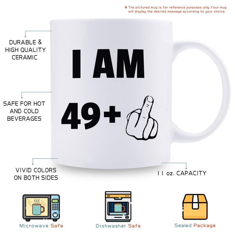 50th Birthday Gifts for Men - 1969 Birthday Gifts for Men, 50 Years Old Birthday Gifts Coffee Mug for Dad, Husband, Friend, Brother, Him, Colleague, Coworker - 11oz