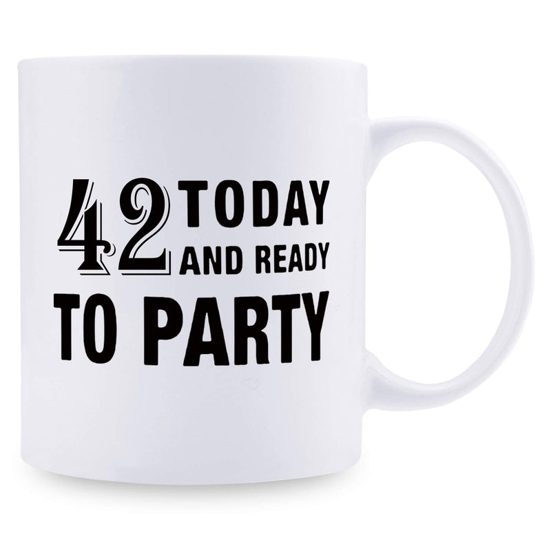 42nd Birthday Gifts for Women - 1977 Birthday Gifts for Women, 42 Years Old Birthday Gifts Coffee Mug for Mom, Wife, Friend, Sister, Her, Colleague, Coworker - 11oz