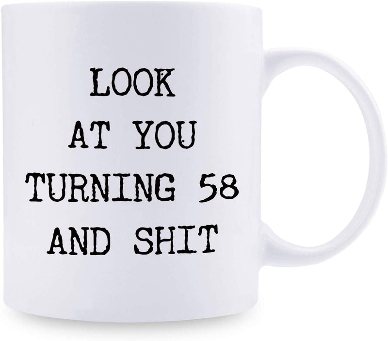 58th Birthday Gifts for Women - 1961 Birthday Gifts for Women, 58 Years Old Birthday Gifts Coffee Mug for Mom, Wife, Friend, Sister, Her, Colleague, Coworker - 11oz