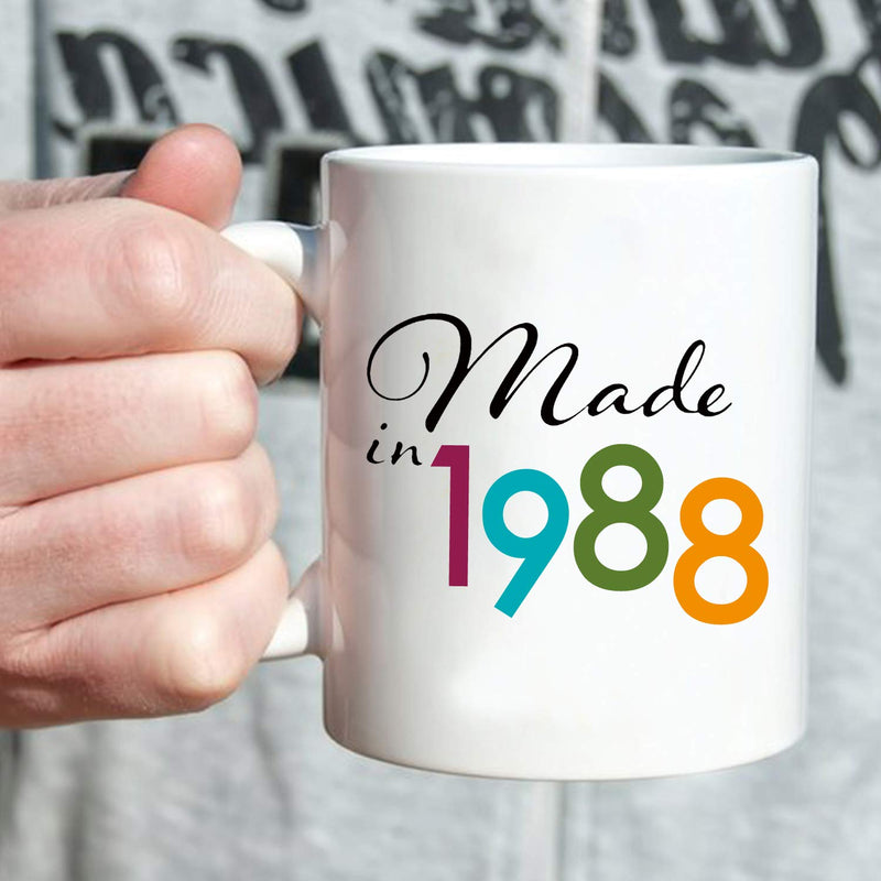 31st Birthday Gifts for Women - 1988 Birthday Gifts for Women, 31 Years Old Birthday Gifts Coffee Mug for Mom, Wife, Friend, Sister, Her, Colleague, Coworker - 11oz