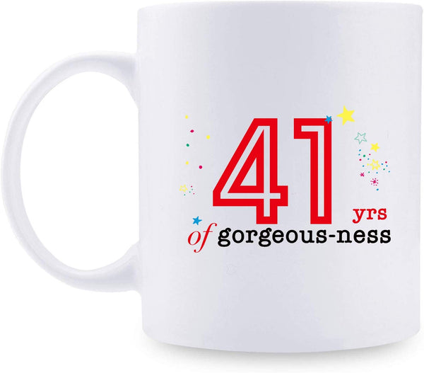 41st Birthday Gifts for Women - 1978 Birthday Gifts for Women, 41 Years Old Birthday Gifts Coffee Mug for Mom, Wife, Friend, Sister, Her, Colleague, Coworker - 11oz