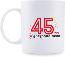 45th Birthday Gifts for Men - 1974 Birthday Gifts for Men, 45 Years Old Birthday Gifts Coffee Mug for Dad, Husband, Friend, Brother, Him, Colleague, Coworker - 11oz