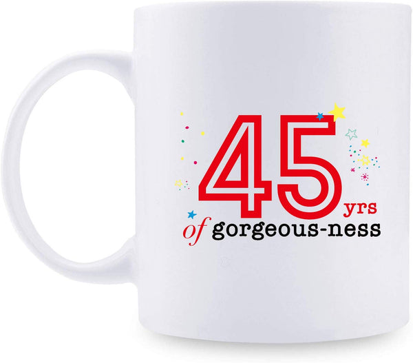 45th Birthday Gifts for Men - 1974 Birthday Gifts for Men, 45 Years Old Birthday Gifts Coffee Mug for Dad, Husband, Friend, Brother, Him, Colleague, Coworker - 11oz