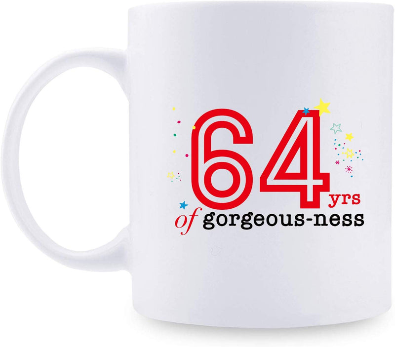 64th Birthday Gifts for Women - 1955 Birthday Gifts for Women, 64 Years Old Birthday Gifts Coffee Mug for Mom, Wife, Friend, Sister, Her, Colleague, Coworker - 11oz