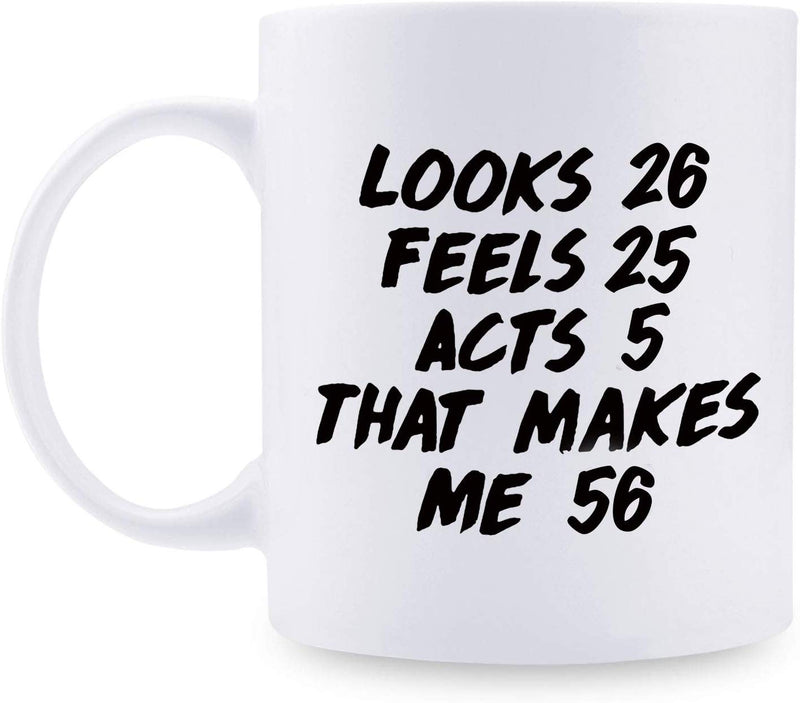 56th Birthday Gifts for Women - 1963 Birthday Gifts for Women, 56 Years Old Birthday Gifts Coffee Mug for Mom, Wife, Friend, Sister, Her, Colleague, Coworker - 11oz