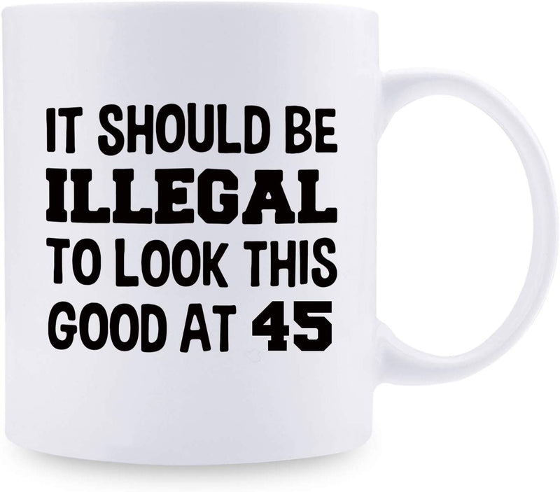 45th Birthday Gifts for Men - 1974 Birthday Gifts for Men, 45 Years Old Birthday Gifts Coffee Mug for Dad, Husband, Friend, Brother, Him, Colleague, Coworker - 11oz