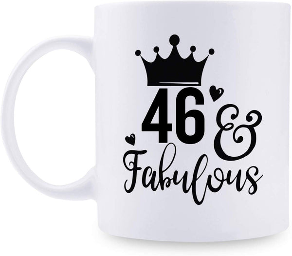 46th Birthday Gifts for Men - 1973 Birthday Gifts for Men, 46 Years Old Birthday Gifts Coffee Mug for Dad, Husband, Friend, Brother, Him, Colleague, Coworker - 11oz