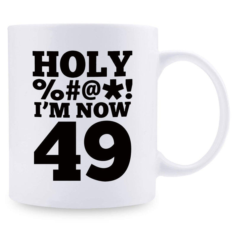 49th Birthday Gifts for Women - 1970 Birthday Gifts for Women, 49 Years Old Birthday Gifts Coffee Mug for Mom, Wife, Friend, Sister, Her, Colleague, Coworker, HOLY MUG - 11oz