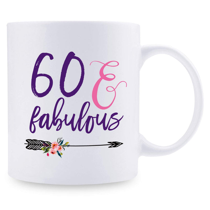 60th Birthday Gifts for Women - 1959 Birthday Gifts for Women, 60 Years Old Birthday Gifts Coffee Mug for Mom, Wife, Friend, Sister, Her, Colleague, Coworker - 11oz