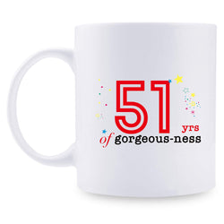 51st Birthday Gifts for Men - 1968 Birthday Gifts for Men, 51 Years Old Birthday Gifts Coffee Mug for Dad, Husband, Friend, Brother, Him, Colleague, Coworker - 11oz