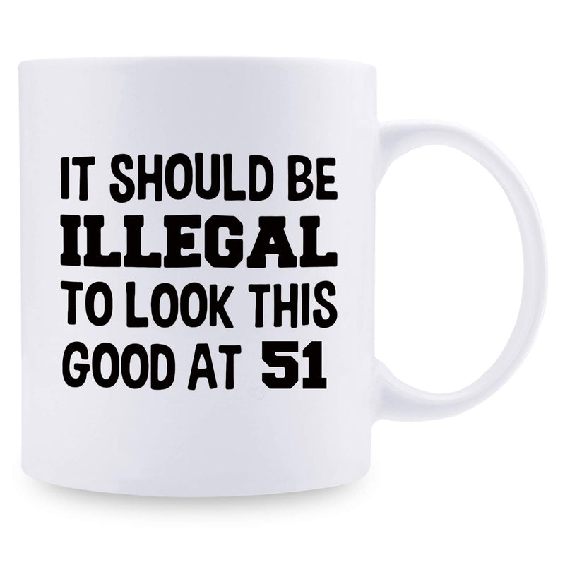 51st Birthday Gifts for Men - 1968 Birthday Gifts for Men, 51 Years Old Birthday Gifts Coffee Mug for Dad, Husband, Friend, Brother, Him, Colleague, Coworker - 11oz