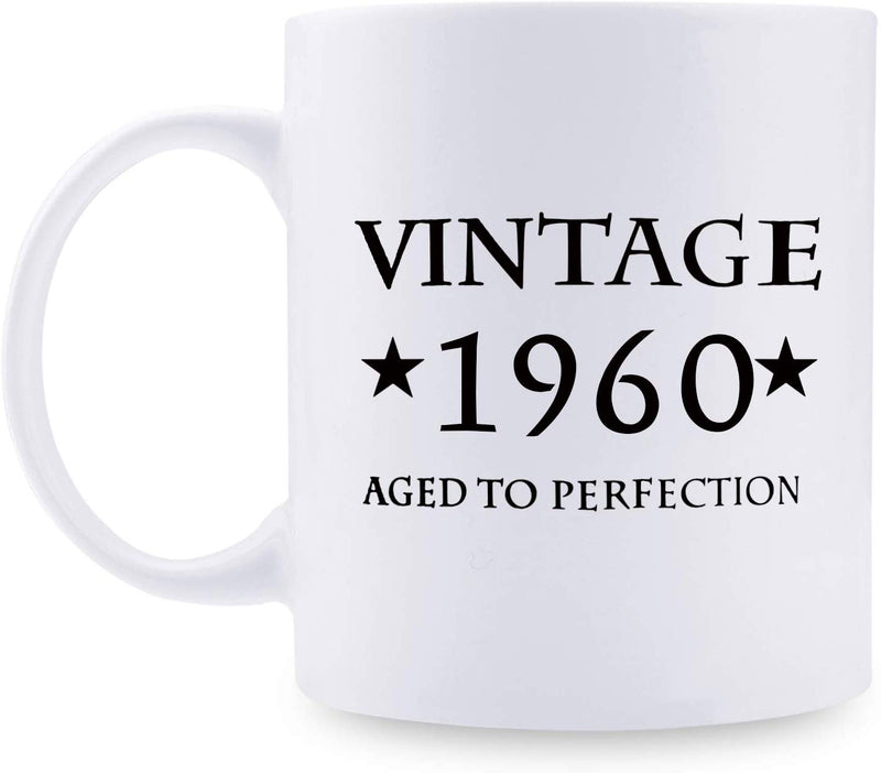 59th Birthday Gifts for Women - 1960 Birthday Gifts for Women, 59 Years Old Birthday Gifts Coffee Mug for Mom, Wife, Friend, Sister, Her, Colleague, Coworker - 11oz