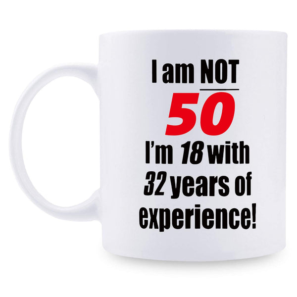 50th Birthday Gifts for Women - 1969 Birthday Gifts for Women, 50 Years Old Birthday Gifts Coffee Mug for Mom, Wife, Friend, Sister, Her, Colleague, Coworker - 11oz