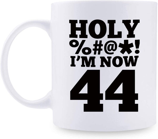 44th Birthday Gifts for Men - 1975 Birthday Gifts for Men, 44 Years Old Birthday Gifts Coffee Mug for Dad, Husband, Friend, Brother, Him, Colleague, Coworker, HOLY MUG - 11oz