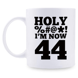 44th Birthday Gifts for Women - 1975 Birthday Gifts for Women, 44 Years Old Birthday Gifts Coffee Mug for Mom, Wife, Friend, Sister, Her, Colleague, Coworker, HOLY MUG - 11oz