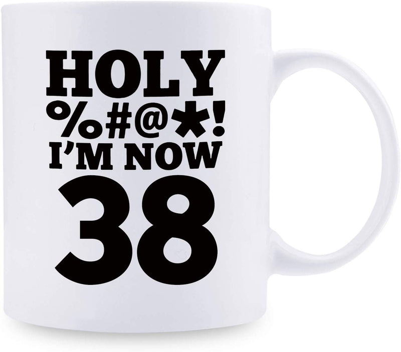 38th Birthday Gifts for Women - 1981 Birthday Gifts for Women, 38 Years Old Birthday Gifts Coffee Mug for Mom, Wife, Friend, Sister, Her, Colleague, Coworker, HOLY MUG - 11oz