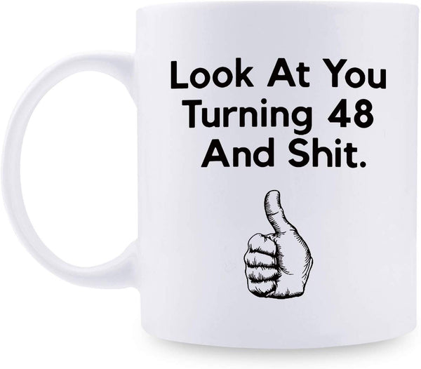 48th Birthday Gifts for Men - 1971 Birthday Gifts for Men, 48 Years Old Birthday Gifts Coffee Mug for Dad, Husband, Friend, Brother, Him, Colleague, Coworker - 11oz