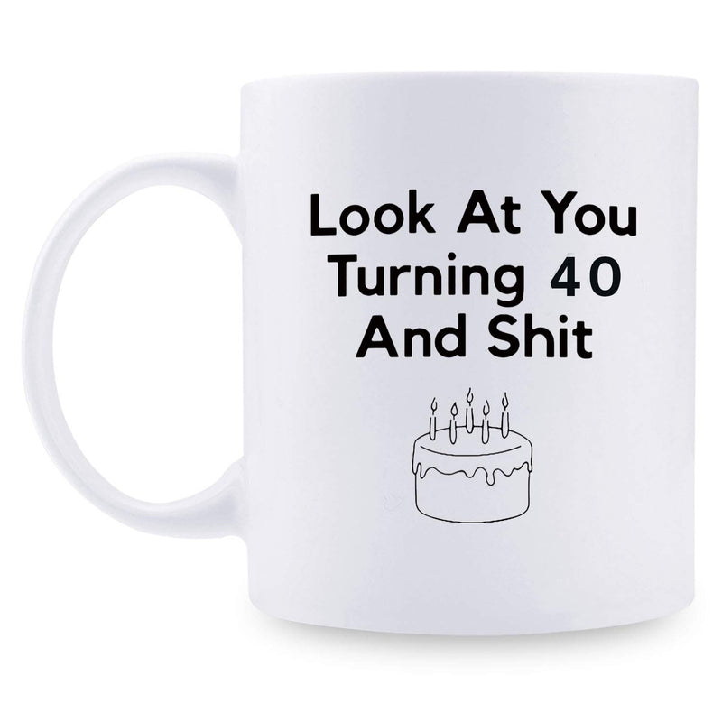 40th Birthday Gifts for Men - 1979 Birthday Gifts for Men, 40 Years Old Birthday Gifts Coffee Mug for Dad, Husband, Friend, Brother, Him, Colleague, Coworker - 11oz