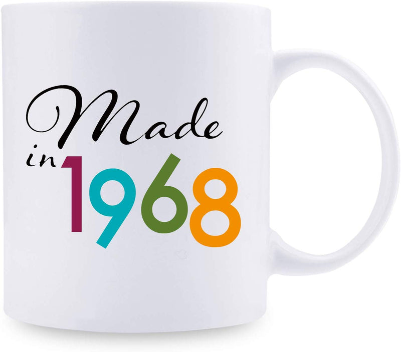 51st Birthday Gifts for Men - 1968 Birthday Gifts for Men, 51 Years Old Birthday Gifts Coffee Mug for Dad, Husband, Friend, Brother, Him, Colleague, Coworker - 11oz