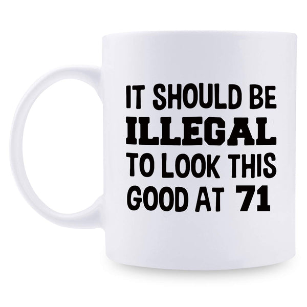 71st Birthday Gifts for Men - 1948 Birthday Gifts for Men, 71 Years Old Birthday Gifts Coffee Mug for Dad, Husband, Friend, Brother, Him, Colleague, Coworker - 11oz