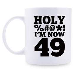 49th Birthday Gifts for Men - 1970 Birthday Gifts for Men, 49 Years Old Birthday Gifts Coffee Mug for Dad, Husband, Friend, Brother, Him, Colleague, Coworker, HOLY MUG - 11oz