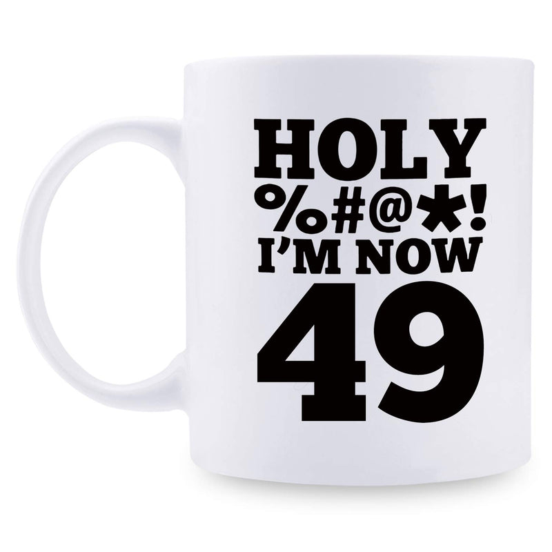 49th Birthday Gifts for Men - 1970 Birthday Gifts for Men, 49 Years Old Birthday Gifts Coffee Mug for Dad, Husband, Friend, Brother, Him, Colleague, Coworker, HOLY MUG - 11oz