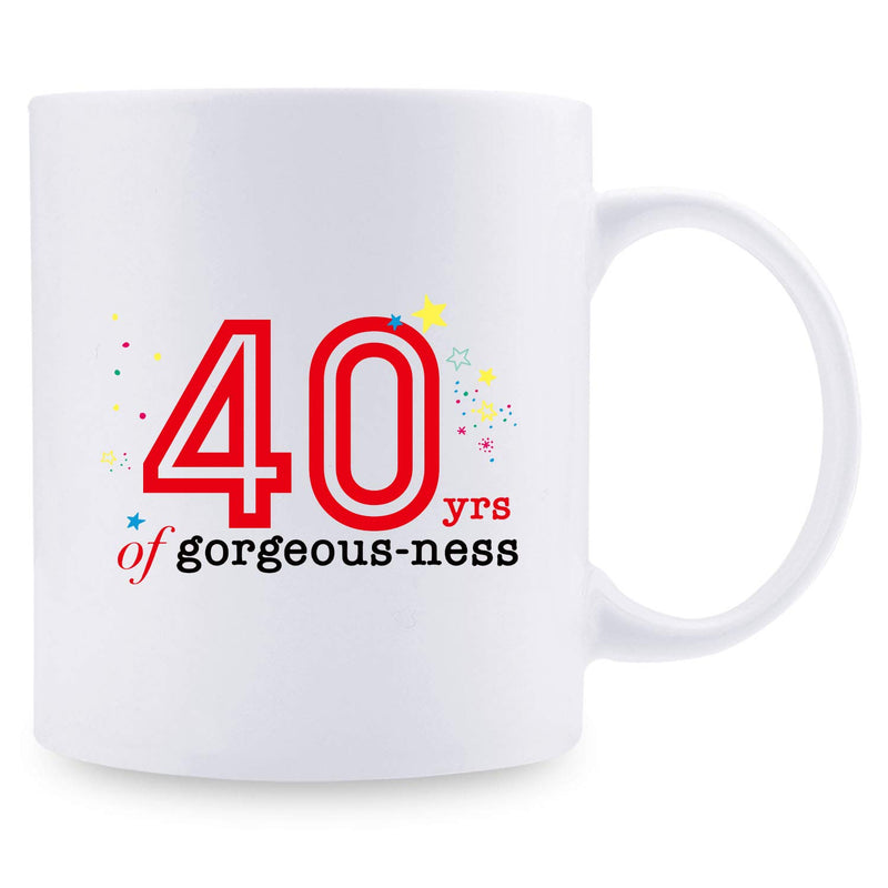 40th Birthday Gifts for Women - 1979 Birthday Gifts for Women, 40 Years Old Birthday Gifts Coffee Mug for Mom, Wife, Friend, Sister, Her, Colleague, Coworker - 11oz