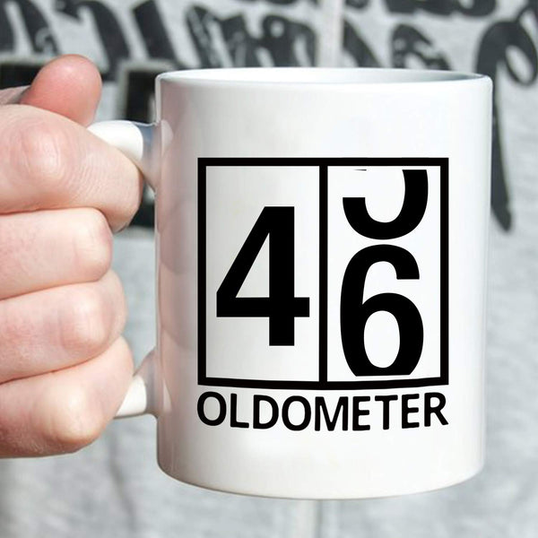 46th Birthday Gifts for Men - 1973 Birthday Gifts for Men, 46 Years Old Birthday Gifts Coffee Mug for Dad, Husband, Friend, Brother, Him, Colleague, Coworker, Oldometer Mug - 11oz