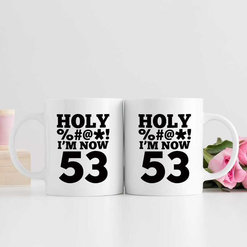 53rd Birthday Gifts for Men - 1966 Birthday Gifts for Men, 53 Years Old Birthday Gifts Coffee Mug for Dad, Husband, Friend, Brother, Him, Colleague, Coworker, HOLY MUG - 11oz