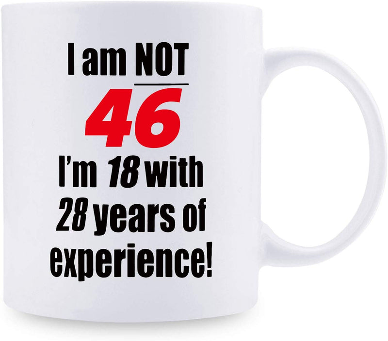 46th Birthday Gifts for Men - 1973 Birthday Gifts for Men, 46 Years Old Birthday Gifts Coffee Mug for Dad, Husband, Friend, Brother, Him, Colleague, Coworker - 11oz